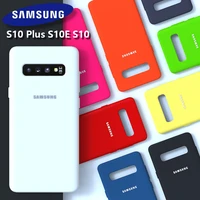 for samsung galaxy s10plus plus or quantum2 case high quality soft silicone cover silky touch protective shell s10plus s10 s10e