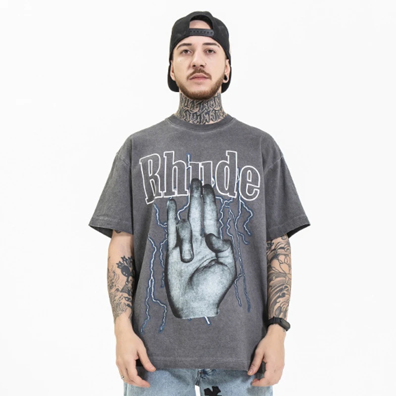 Мужская/женская футболка с принтом ревеня стильная уличная одежда в стиле