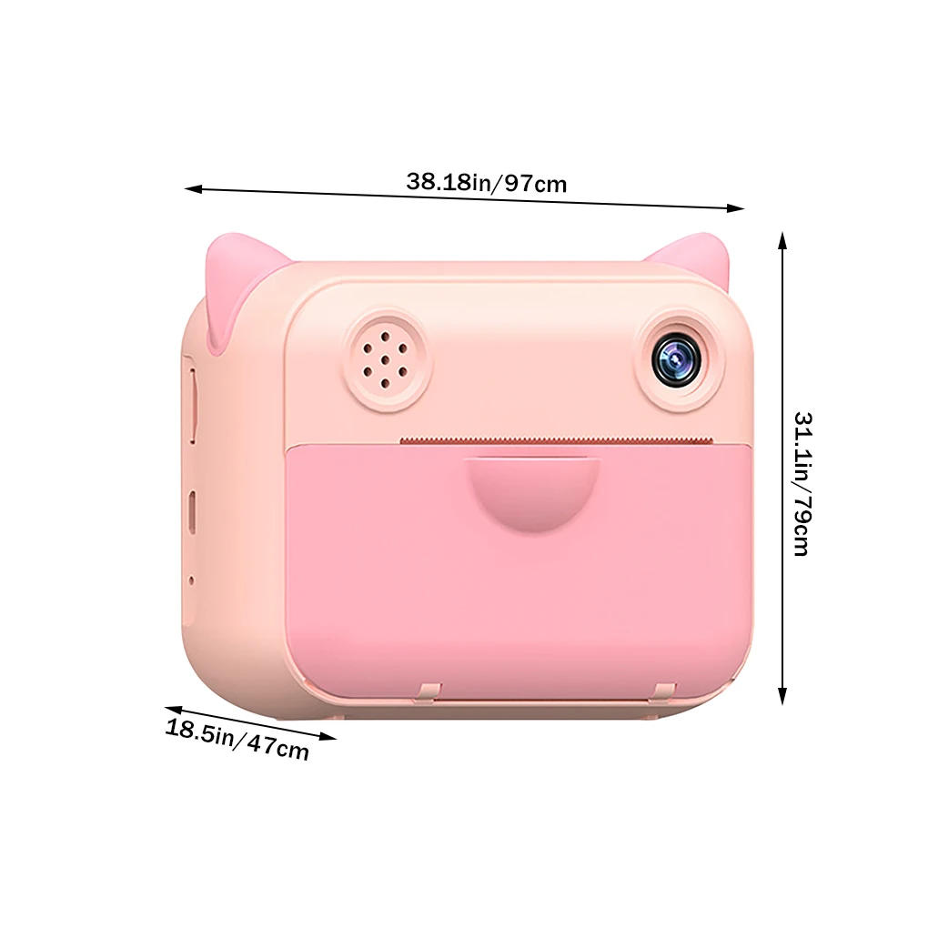 

Детская камера мгновенная печать камера 16 32 Гб Instax печать для детей подарок на день рождения 1080P камера с тепловой фотобумагой игрушечная ка...