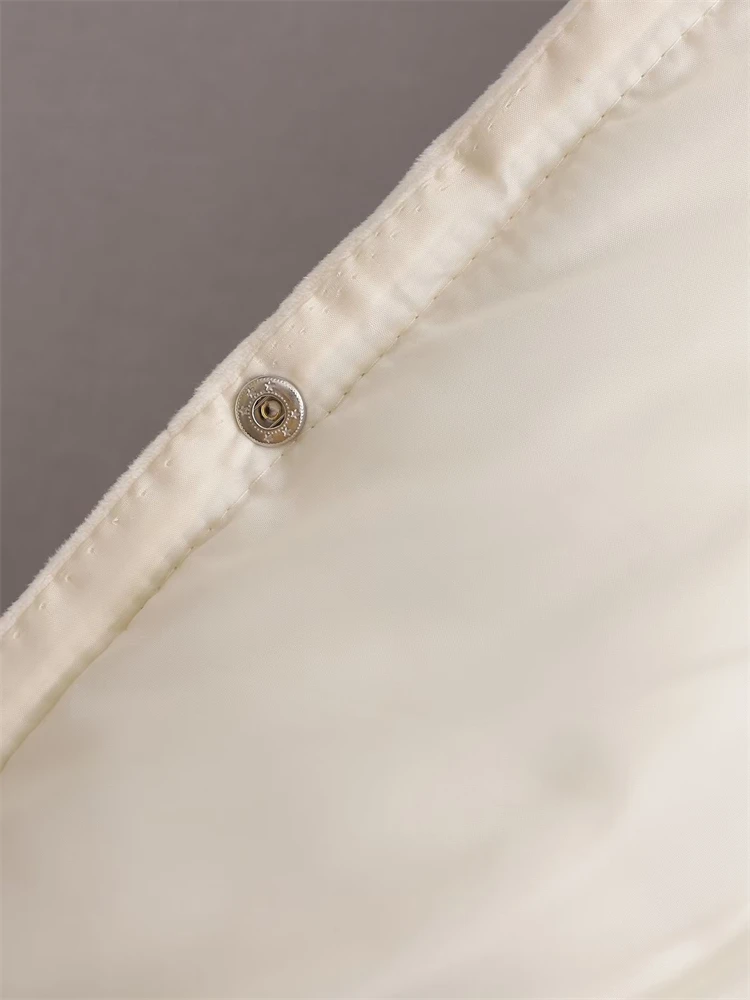 KEYANKETIAN Women's Short Padded Vest Autumn and Winter Single Breasted Loose Corduroy Texture Sleeveless Padded Mujer Jacket