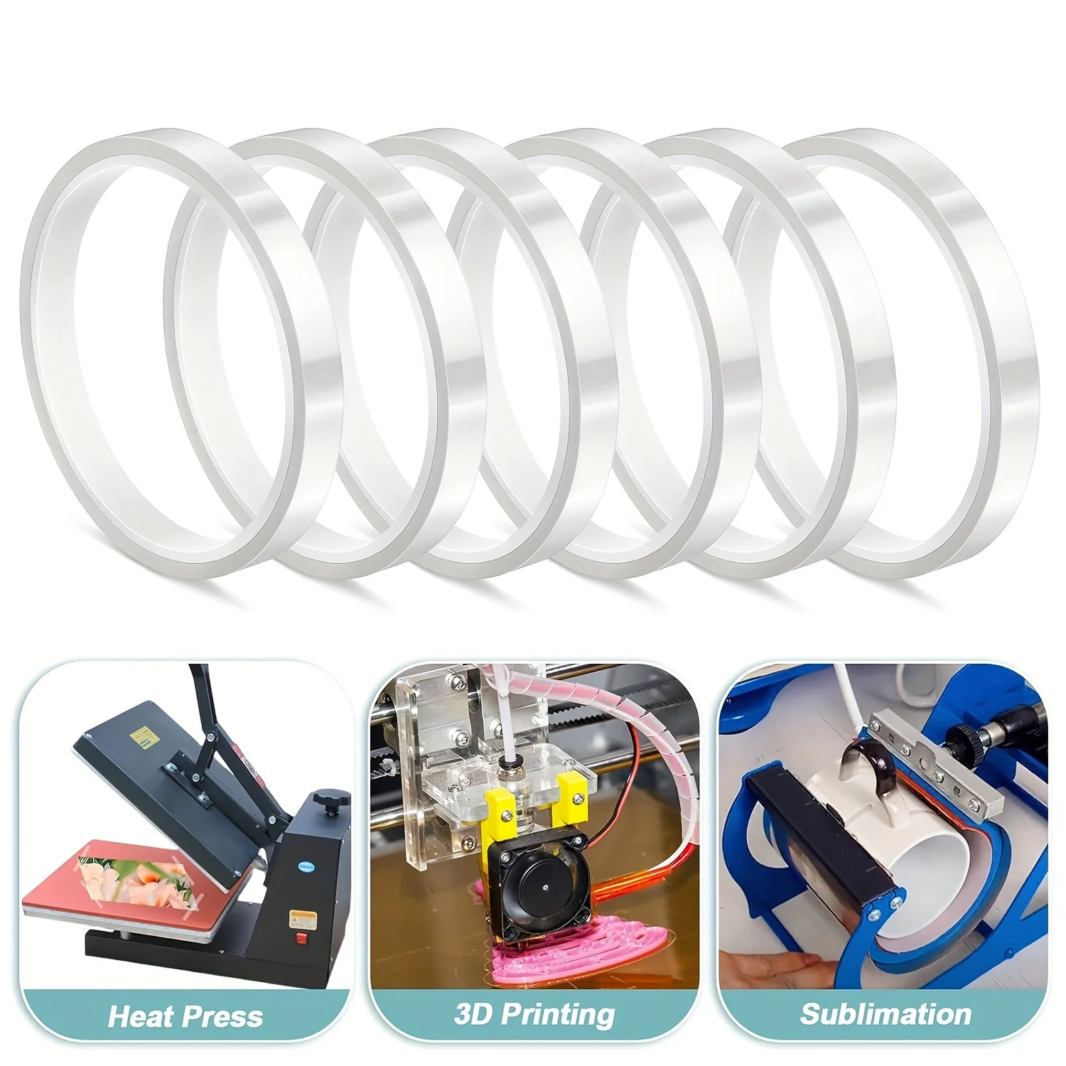 Многослойная термостойкая клейкая лента для самостоятельного сублимационного