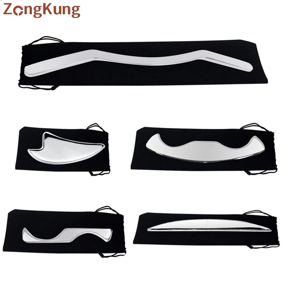 

Professional Stainless Steel Gua Sha Scraping Massager Myofascial Release Kit for Soft Tissue Mobilization Therapy Relax Muscles