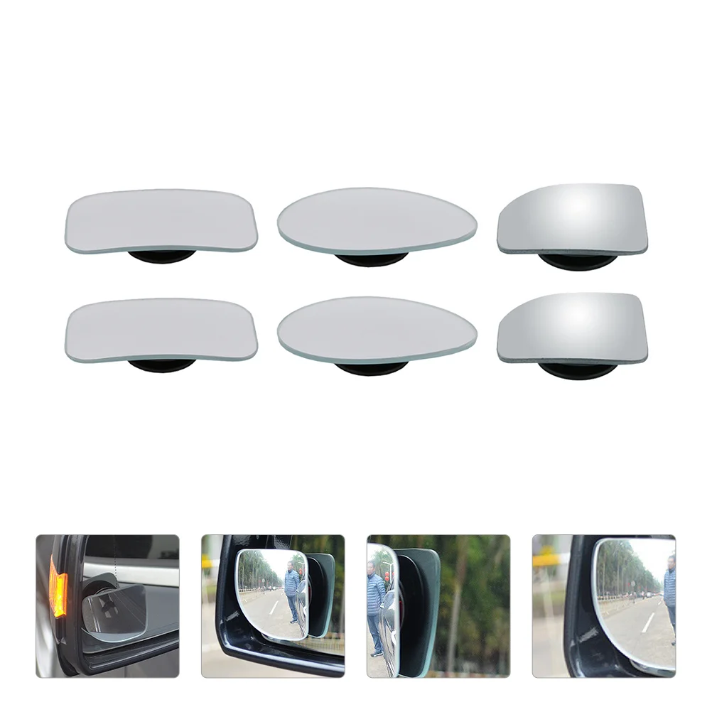 

6 шт., зеркало для слепых зон с боковым обзором