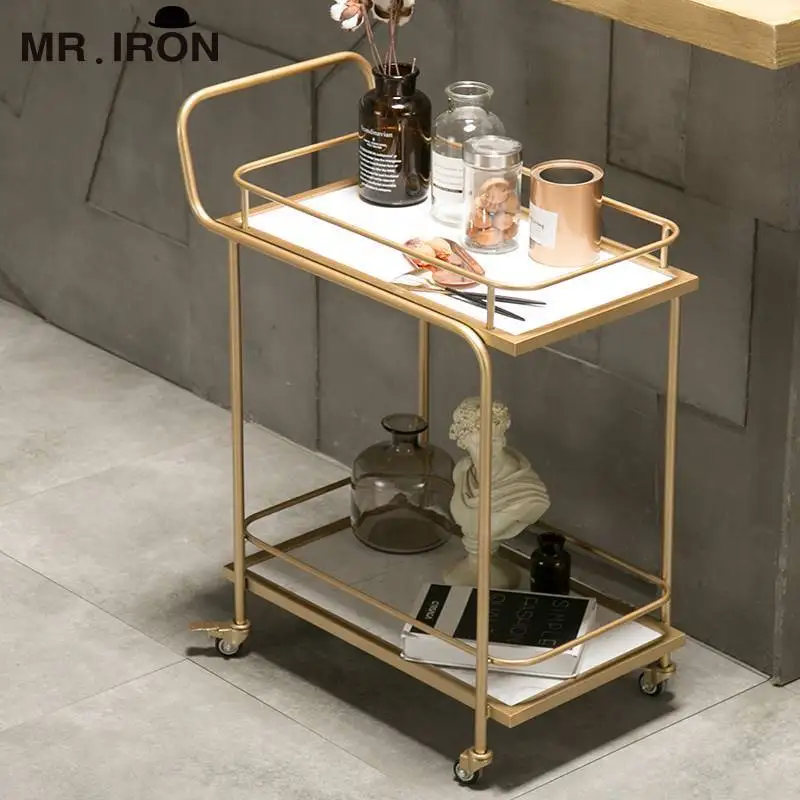 Дизайнерская металлическая железная тележка для спа-салона хранения татуировок