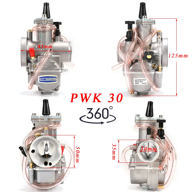 

Карбюратор Keihin PWK Для Мотоциклов С Плоским Дросселем, 28/30/32/34 Мм, Подходит Для Скутеров 2T 4T, Квадроциклов, Мотокросса