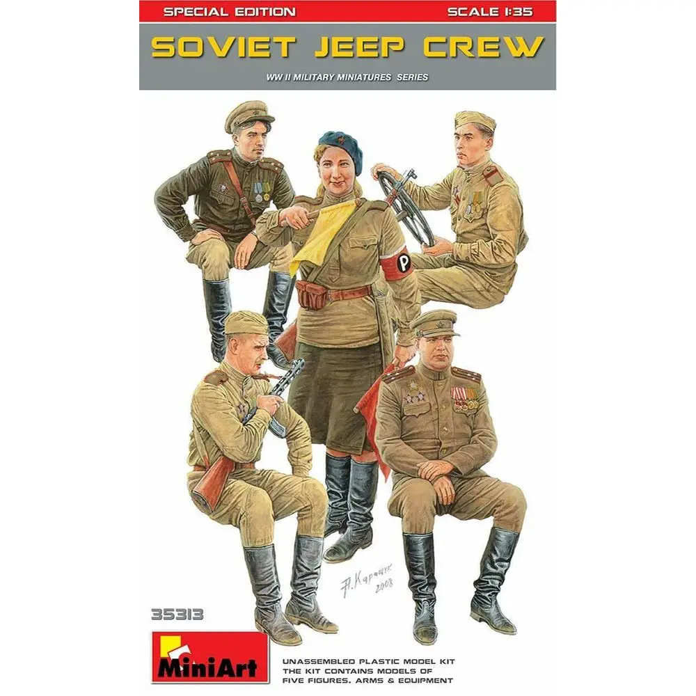 MiniArt 35313 1/35 Soviet Crew. Special Edition - Scale Mode