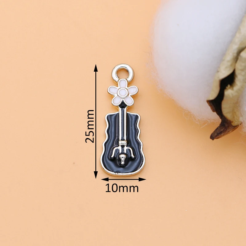 10 шт. подвеска в виде гитары для украшений сделай сам | Шармы
