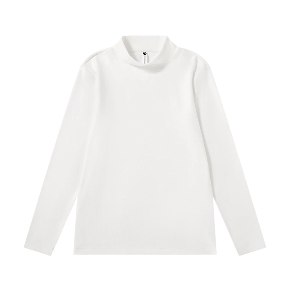 

New Men's Clothes Half Turtleneck T-Shirt Long Sleeve Pullovers Tops Solid Color Autumn Warm Slim Fit Men Undershirt