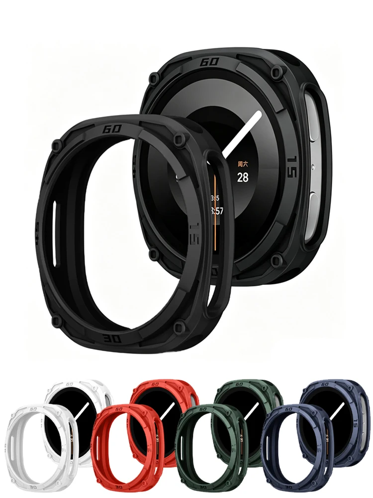 Фото Прочный чехол для Samsung Galaxy Watch 9/8 (44 мм, 40 мм), защитный бампер из твердого поликарбоната, защитная рамка, защитная накладка для Galaxy Watch 9 №1