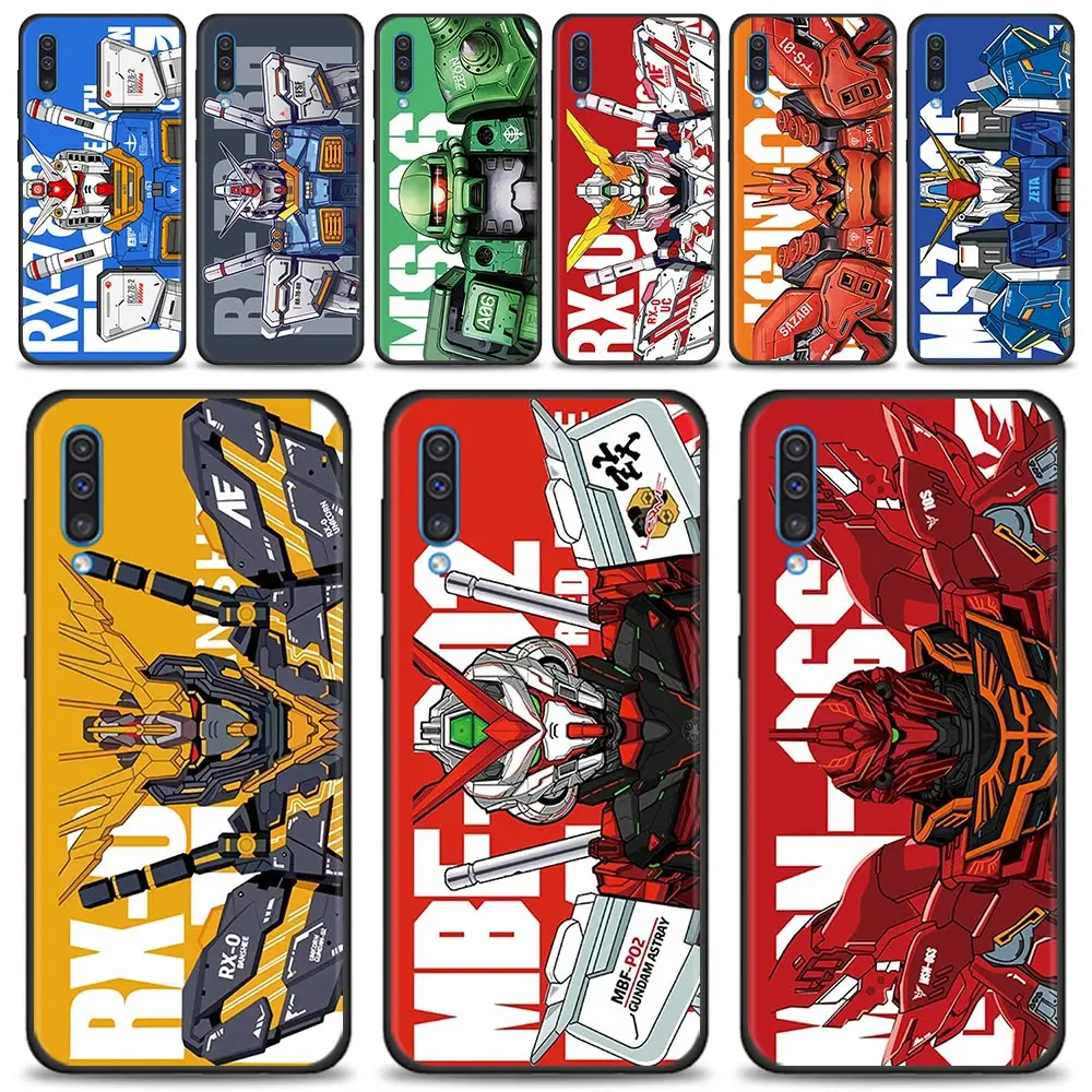 

Luxury Robot Gundam Many Colors Phone Shell For Samsung Galaxy A50 A70 A30 A30s A20 A10 M51 M31 M32 M31s M30s M52 M11 M12 Case