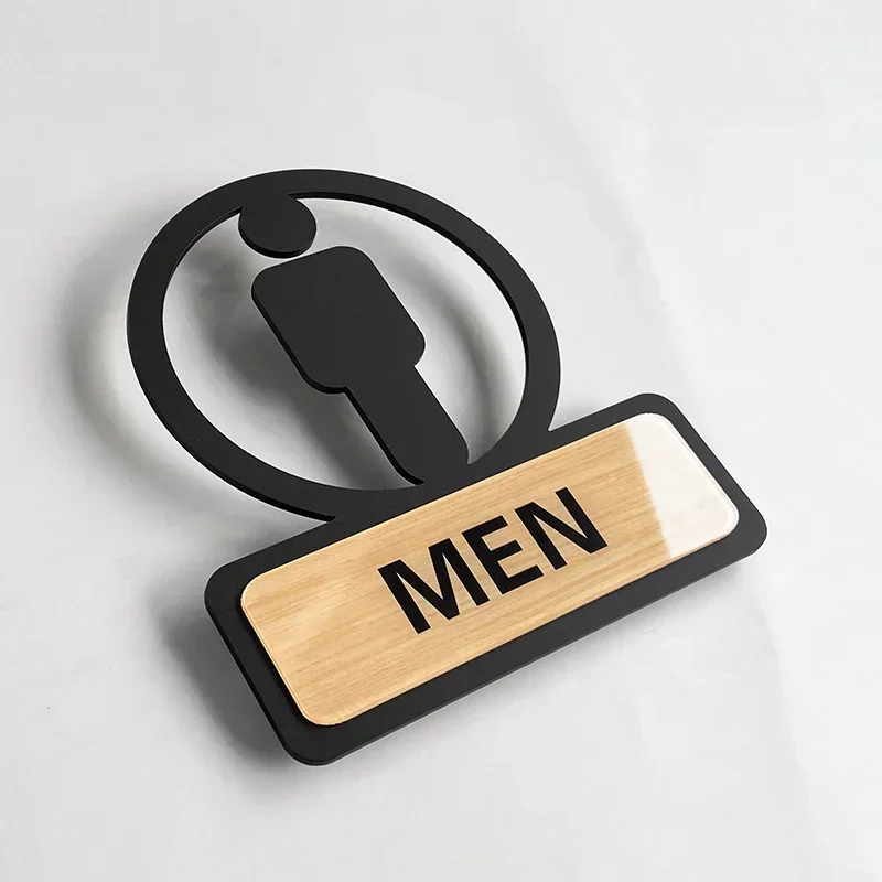 

Самоклеящаяся табличка для туалета из акрила