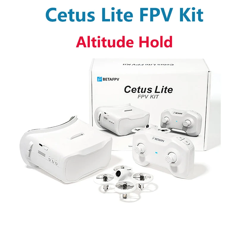 BETAFPV RTF Cetus Lite FPV Kit With Altitude Hold Frsky D8 LiteRadio1 Transmitter 5.8G 14DBI VR02 Goggles VTX FPV RC Drone