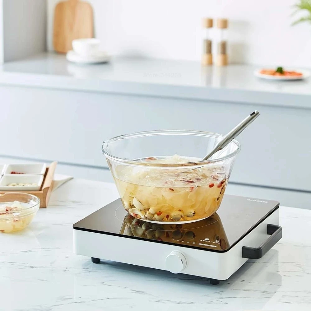 QCOOKER Induction Cooker Intelligent Electric Ceramic Heater Household Small High-power Kitchen 20 Gear Adjustment 2000W - купить по