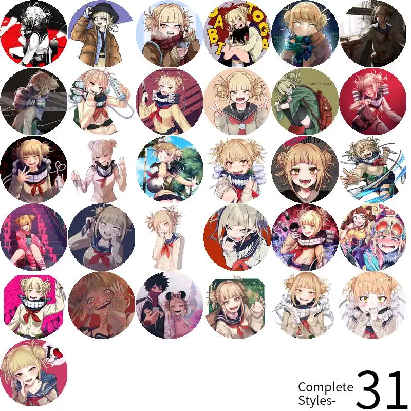 Toga Himiko Game Anime значок с характерным персонажем брошь якорь периферийные знаки