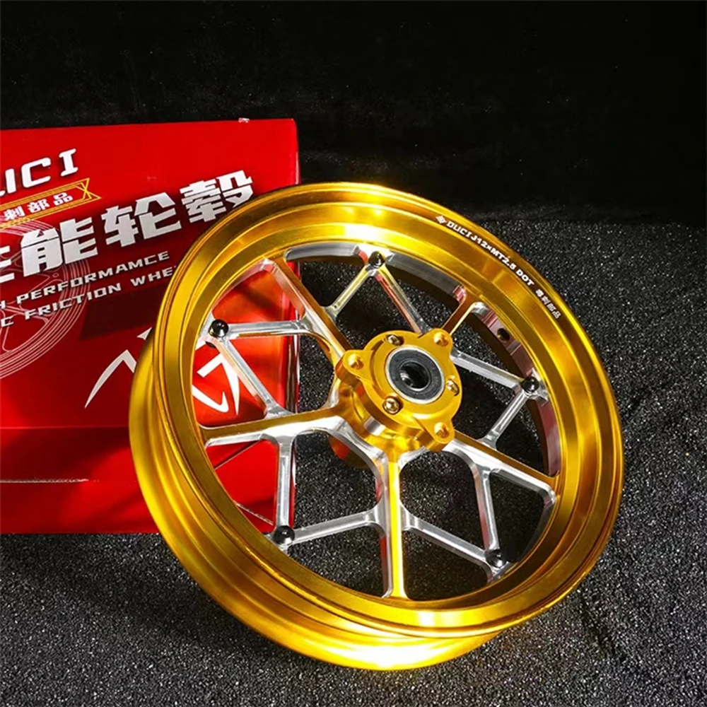 Модифицированное колесо мотоцикла 12*2 5 дюйма алюминиевые передние колеса с ЧПУ