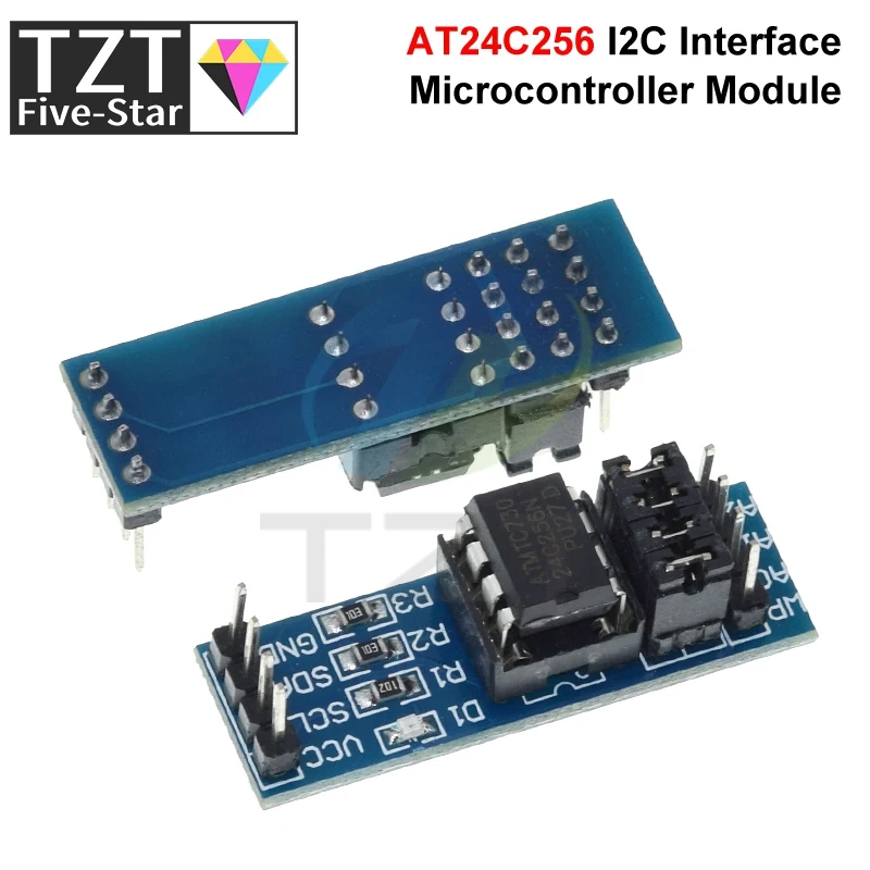 Фото TZT 1/3/5 шт. Новый модуль памяти EEPROM AT24C256 24C256 с интерфейсом I2C для Arduino №1