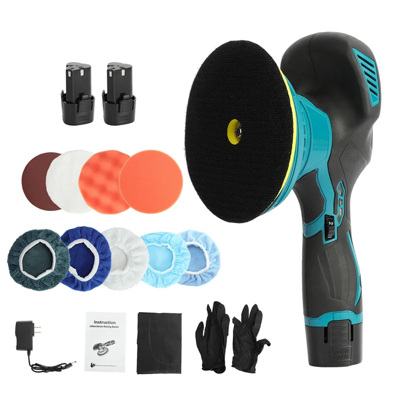 

6000RPM Cordless Car Polisher 6Speed Adjustable Wireless Electric Polish Waxing Machine Car Beauty Auto Washing Tool