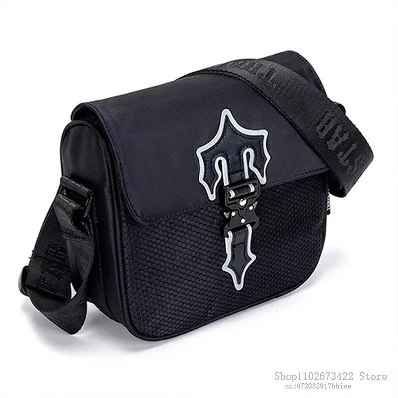 

Trapstar Luxury Brand Designer London Trapstar Bag Men Shoulder Black Blue 1:1 High Quality Street Fashion Women Crossbody Bag