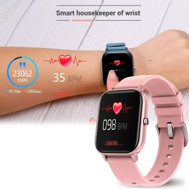 

Smart Watch For Android ios Men Women Bluetooth Call smartwatch Man Sport Fitness Tracker Waterproof LED Full Touch Screen