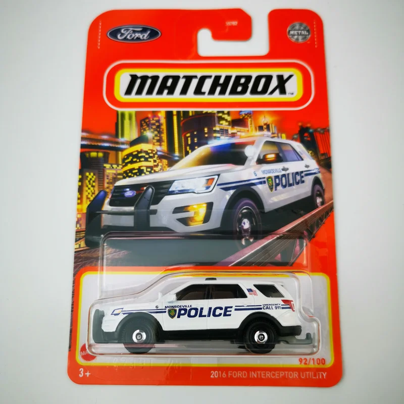 

2022 Matchbox Car 2016 FORD INTERCEPTOR UTILITY 1/64 Metal Die-cast Model Collection Toy Vehicles