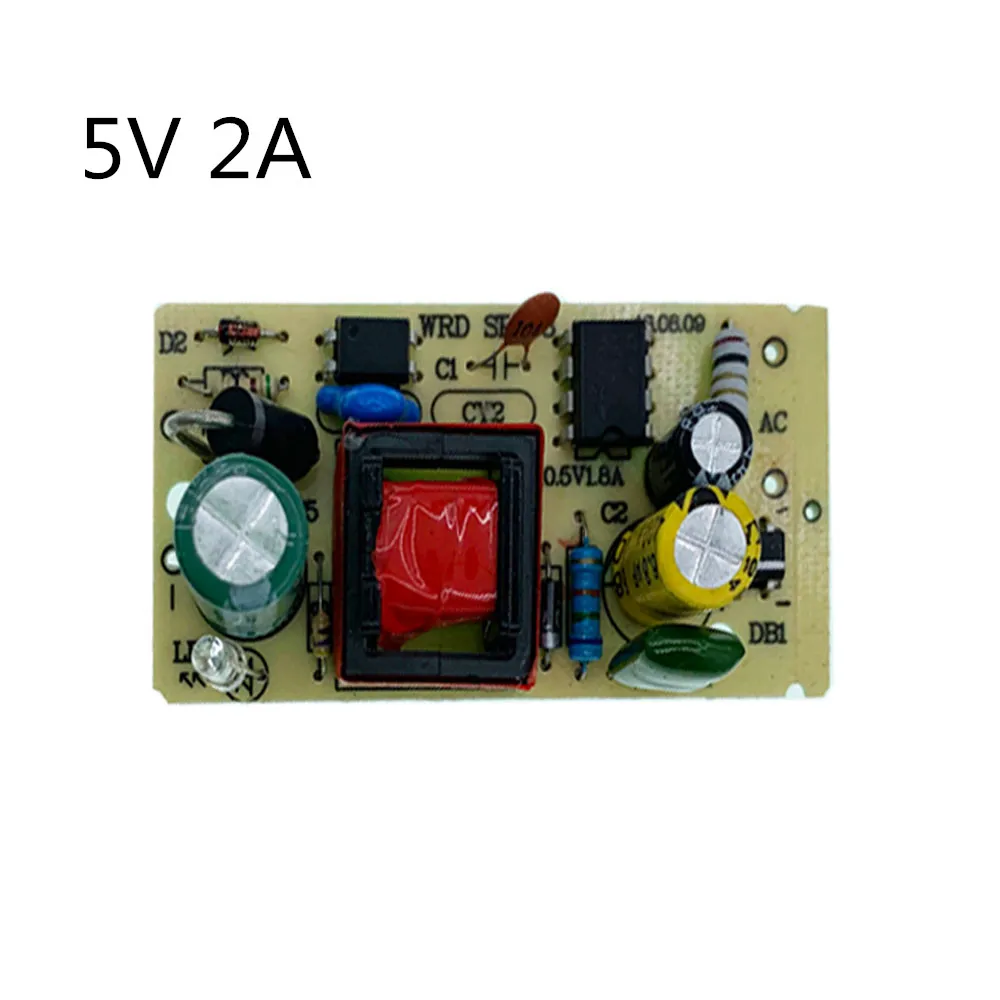 

DC 5V 2A Switching Power Supply Module AC-DC Power Supply Board AC100-240V to DC 5V Power Supply Module