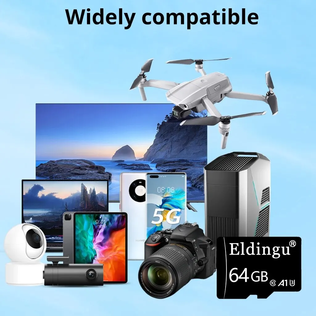 Eldingu карта памяти 32 Гб 64 128 ГБ A1 U1 U3 класс 10