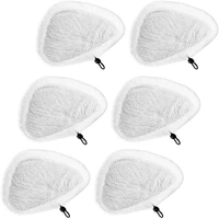 123pcs steam mop pads reusable washable microfiber steamer cleaning pads for steamboy x5 h2o h20 s302 s001 skg 1500w steam mop