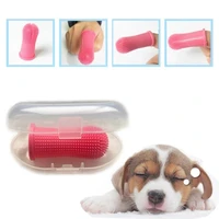 pet finger toothbrush soft cleaning bad breath care nontoxic silicone dog super soft tooth brush tool dog cat cleaning supplies