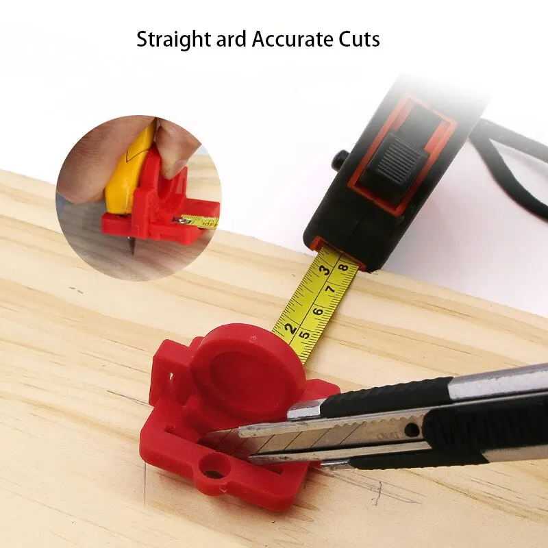 

1/2PCS Gypsum Guide Cement Board Locator Woodwork Tile Contractor Vertical ABS Fast Does Cut Drywall Tool Portable Cutter Ruler
