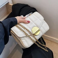 lattice crossbody messenger bags for women small pu leather 2022 fashion luxury hot pink bags chain shoulder bag handbags purses