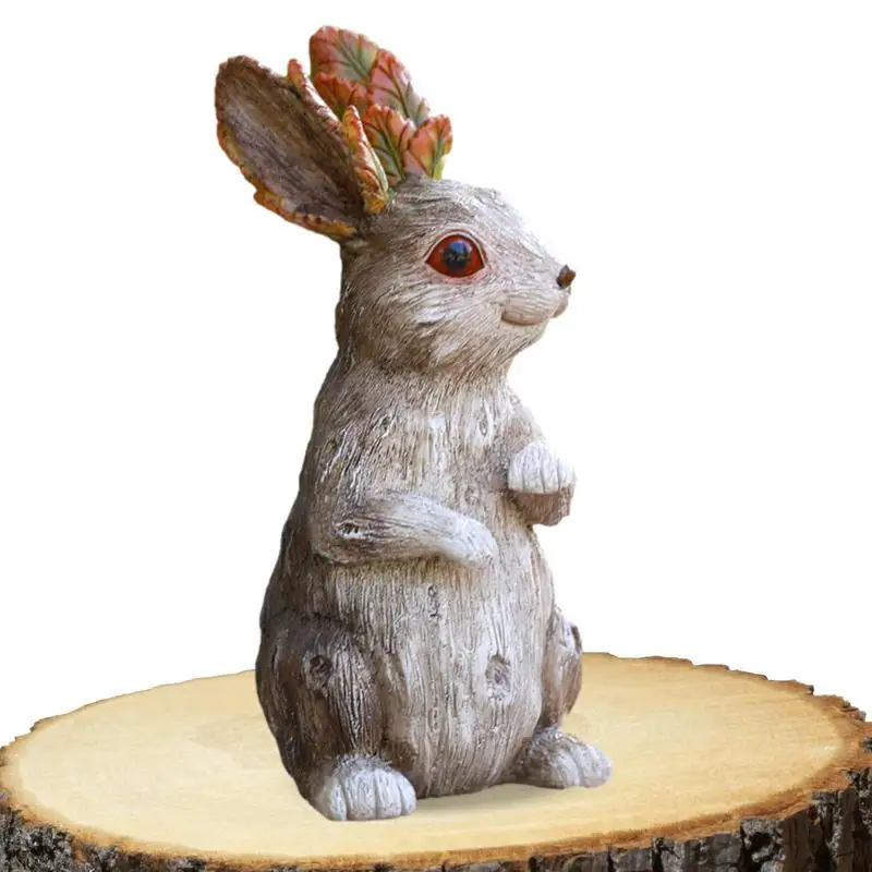 

Украшения в виде кролика, листья кролика, пасхальные украшения, декор в виде кролика для дома, весенний декор для спальни, настольный кролик