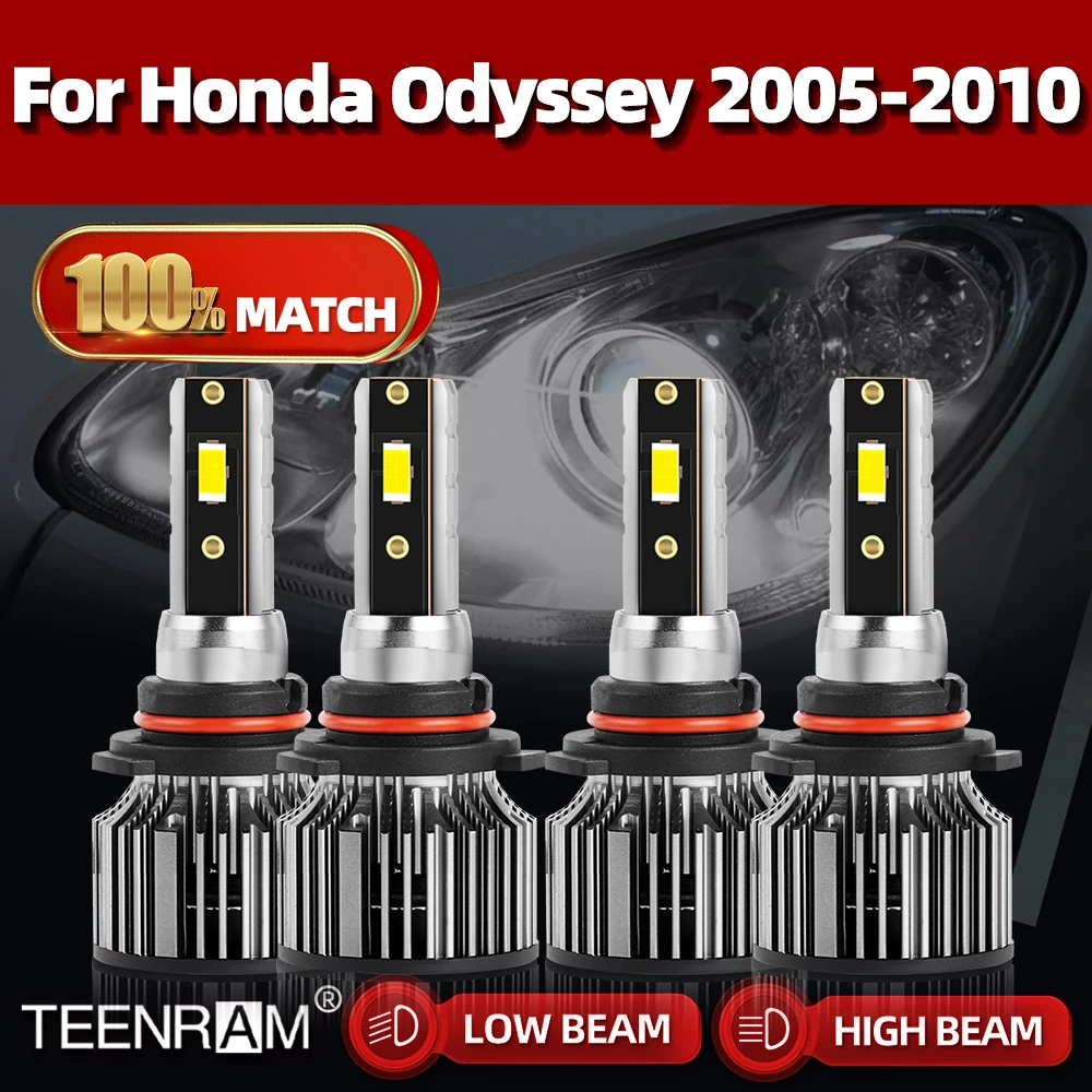 

120W Canbus Led Headlinght Bulbs 20000LM 9005 9006 HB3 HB4 6000K Car Lights For Honda Odyssey 2005 2006 2007 2008 2009 2010