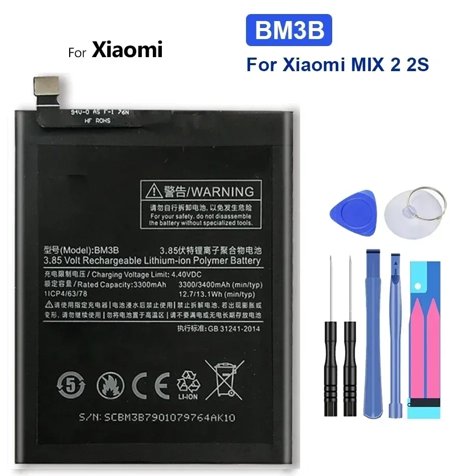 Аккумулятор для Xiaomi 2 3 5 6 8 Lite Pro 9 SE CC9 5X 2S 10T Mi Mix Max BM3M BM4F BM4H BM4J BM4N BM4P BM4Q BM4R BM51 BM52 BN3A BN51