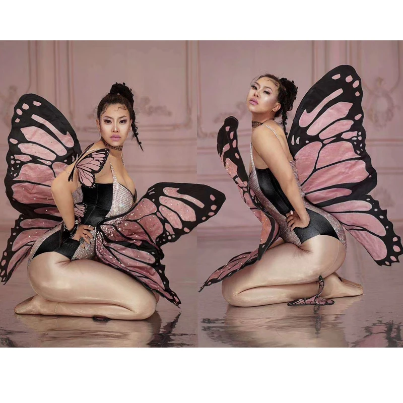 Женский сексуальный боди с крыльями бабочки 2022 костюмы для косплея на Хэллоуин