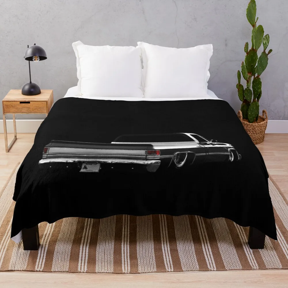 

Chevy Silverado Square body pickup 2 - black Throw Blanket Twin Blanket Blankets Fleece