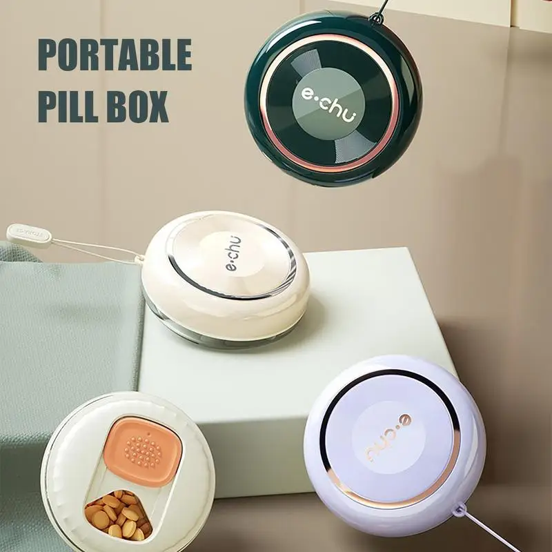 

High Quality Pill Storage Organizer Universal Small Pill Container Multifunctional Waterproof Pill Case For Outdoor Travel