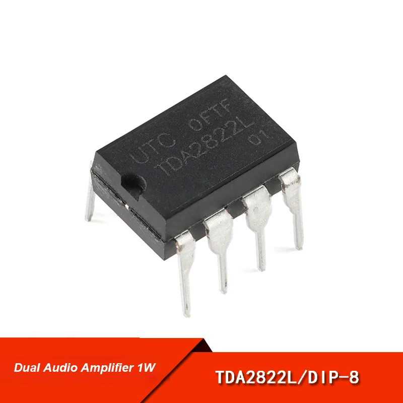 

1 PCS Direct Plug TDA2822L DIP-8 1W Dual Audio Amplifier IC Chip