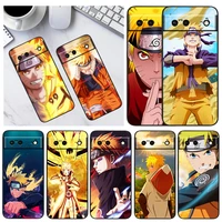 fashion naruto cool for google pixel 6 pro 6a 5a 5 4 4a xl 5g black phone case shockproof shell soft fundas coque capa