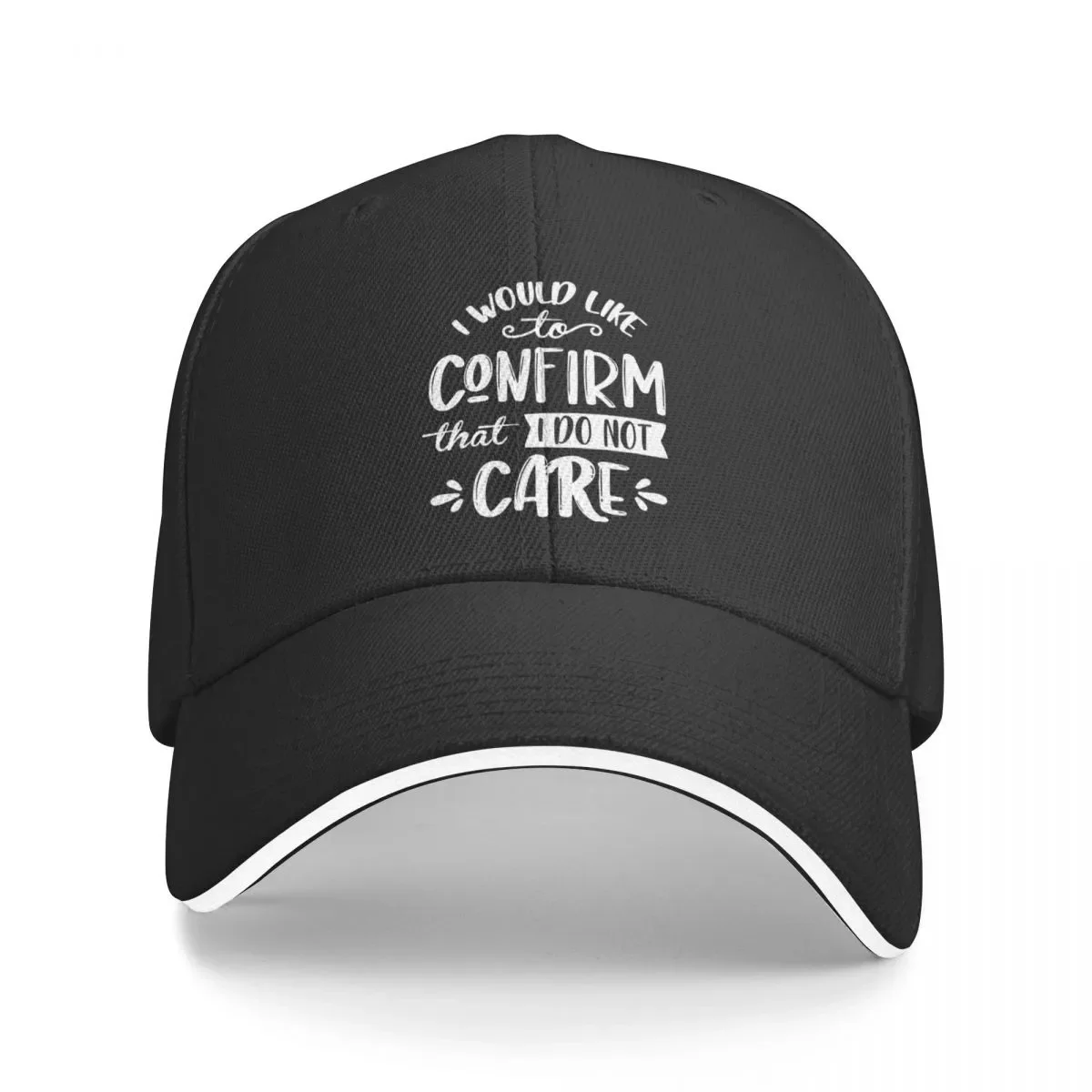 

New I Would Like To Confirm That I Do Not Care - Funny Sarcastic Quotes Cap Baseball Cap baseball baseball caps hat for man Wome