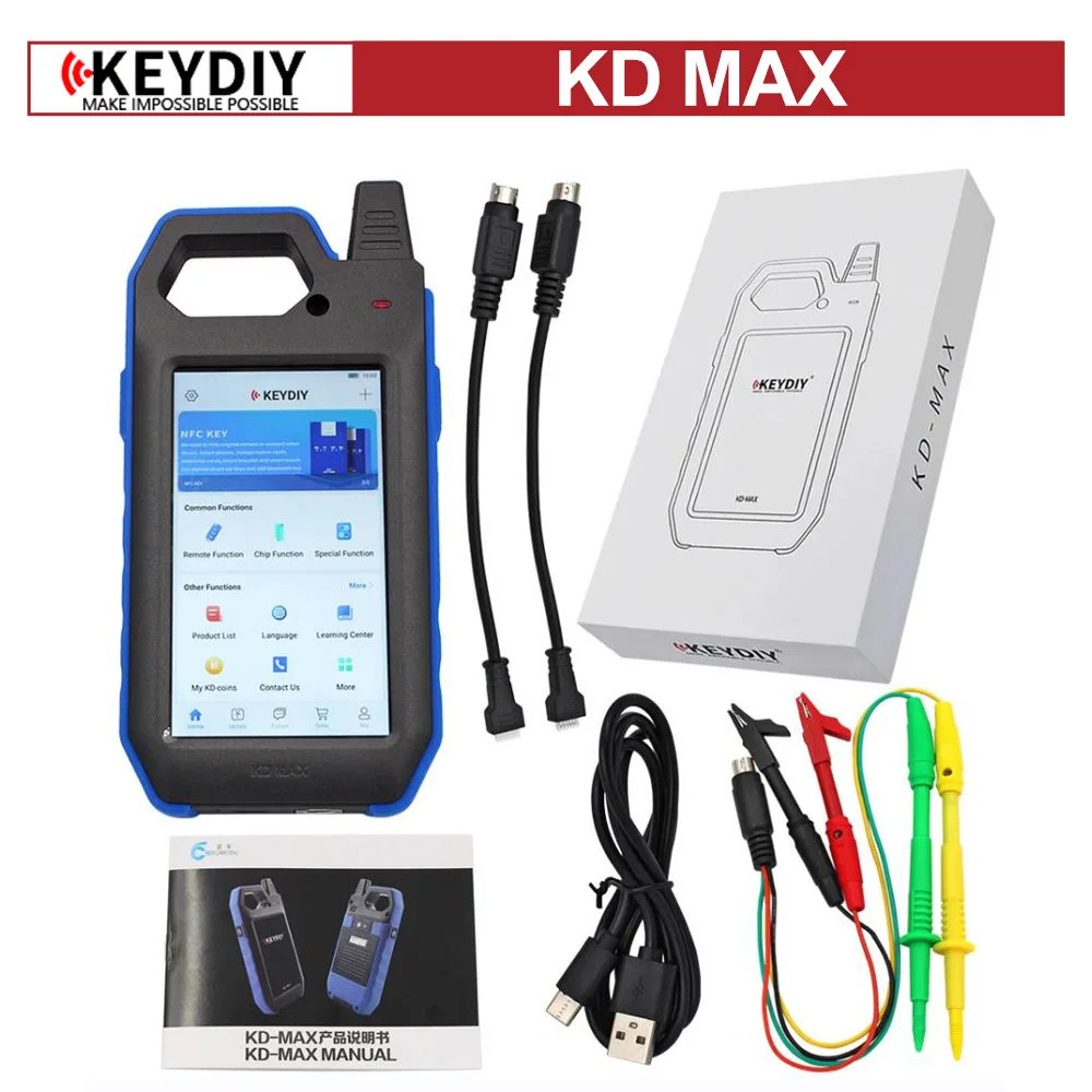

KEYDIY KD MAX программатор ключей OBD2 автоматический удаленный генератор чип-считыватель тестер частоты многофункциональный