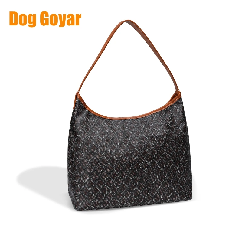 

Dog Goyar Totes bag Women bag Genuine leather hobo zipper Single shoulder Highest quality shoulde tote single-sided Real handbag