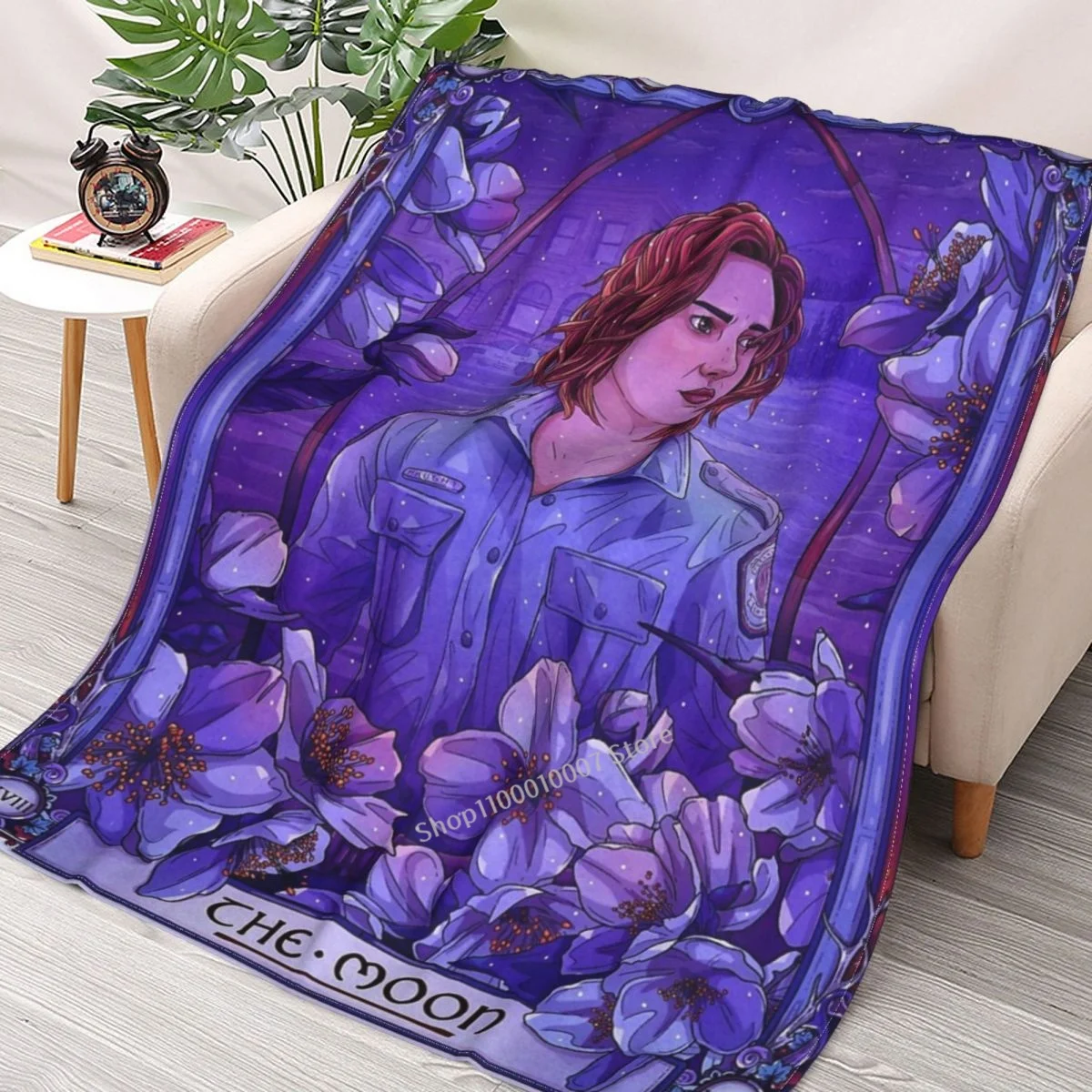 

Nicole The Moon Wynonna Earp Tarot Throw Blanket 3D printed sofa bedroom decorative blanket children adult Christmas gift