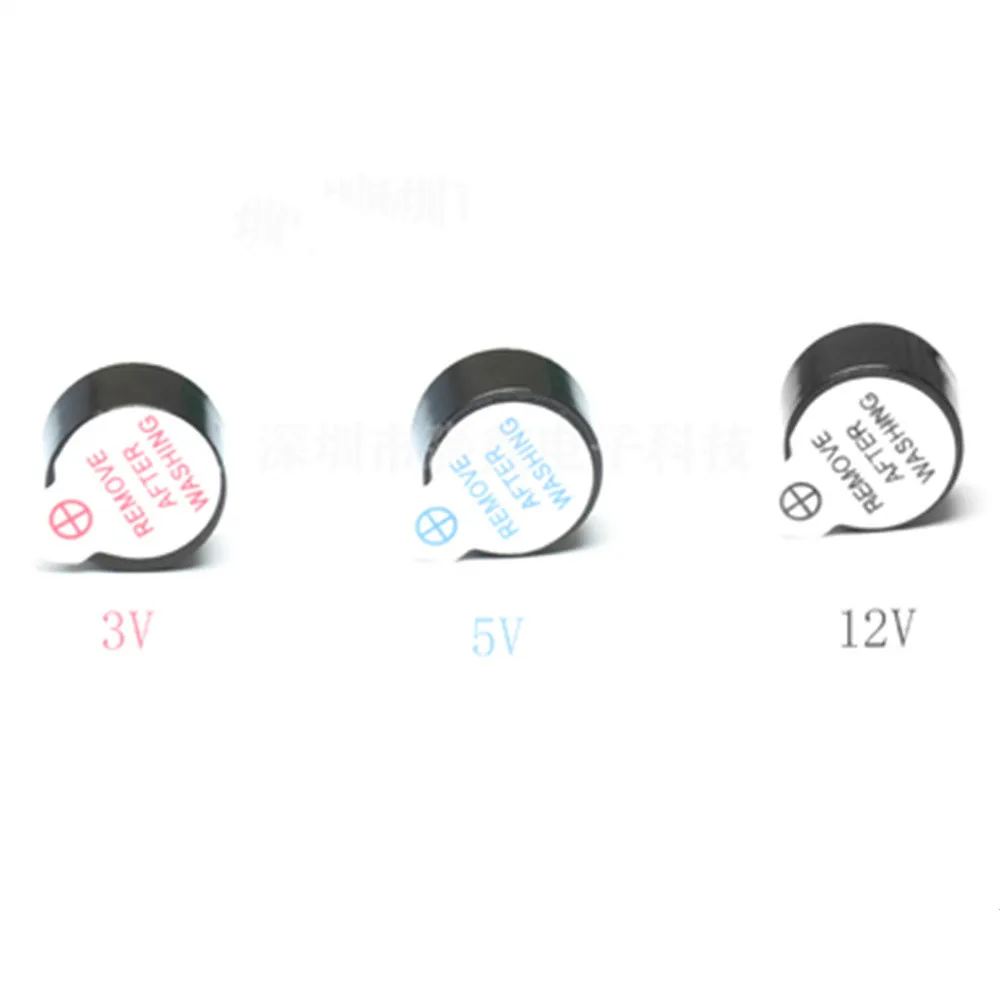 

10pcs 3V 5V 12V Active Buzzer Magnetic Long Continous Beep Tone 12*9.5mm New And Original Hjxrhgal For Arduino