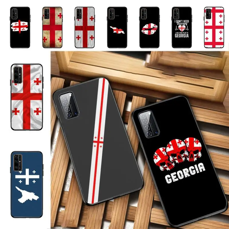 

YNDFCNB Georgia flag Phone Case for Huawei Honor 10 i 8X C 5A 20 9 10 30 lite pro Voew 10 20 V30
