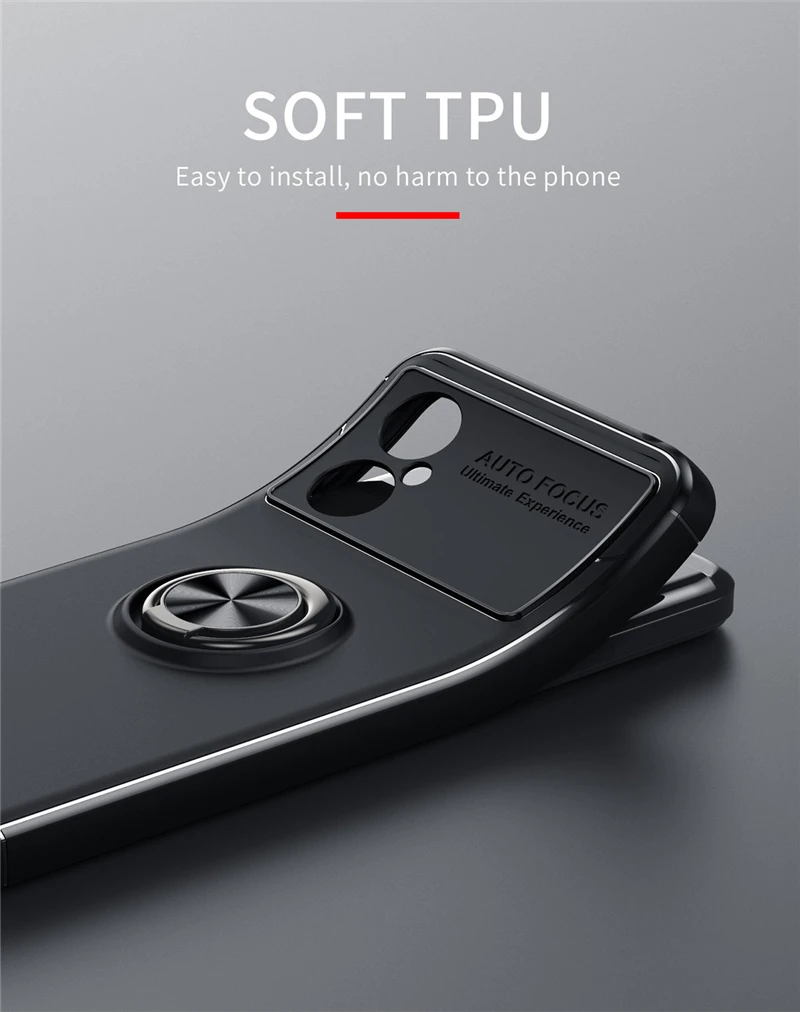 For Cover Xiaomi Poco M4 5G Case For Poco M4 5G Capas Shockproof New Back Soft Ring Magnetic Holder For Cover Poco M4 5G Fundas