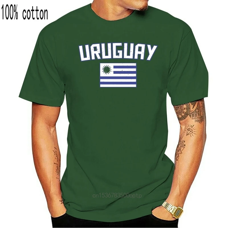 

Мужская одежда Threadrock Мужская фотофутболка Uruguayan South America