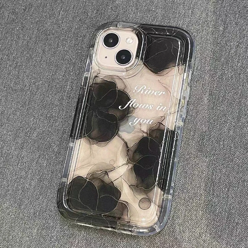 

Прозрачный телефон премиум-класса, планшетофон подходит для IPhone14 14Promax 13promax 11Promax 12pro 13pro, простой и стильный мягкий телефон, планшетофон