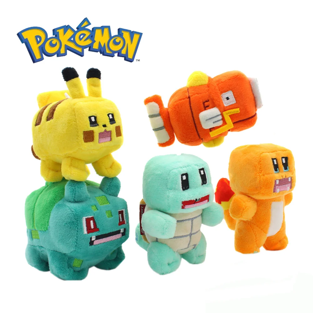 Squirtle Pokemon Action Pokémon Figure Pikachu Keychain Raichu Keychain Psyduck Keychain Backpack Pendant Model Car Keychains