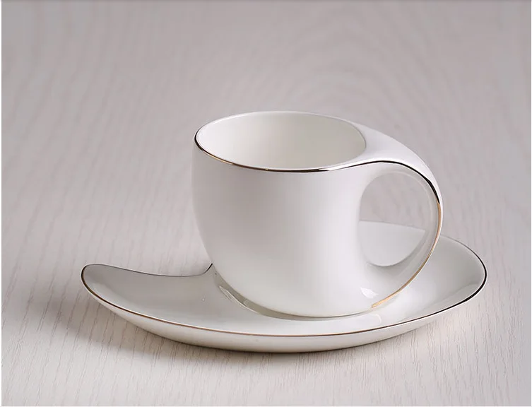 

Coffee cup set European bone China English afternoon tea set coffee cup and saucer black tea cup ceramics tea cup set