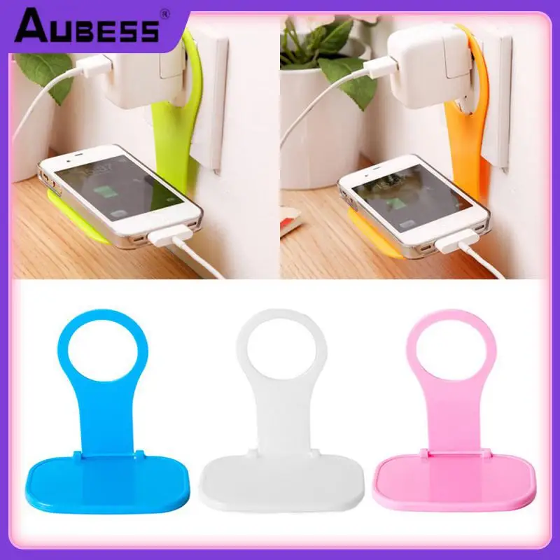 

Universal Shelf Portable Wall Charger Adapter Charge Hanger Rack Folding Mobile Phone Storage Organizer Foldable Hanging Stand